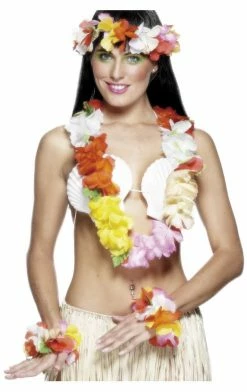 Smiffys Hawaiian Leis Set Accessory