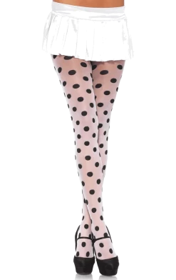 Leg Avenue Dolls Polka Dot Tights Accessories