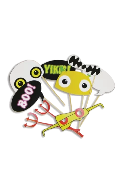 Amscan Spooky Photo Booth Kit All Accessories