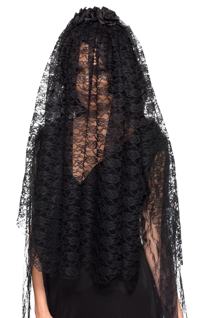 Smiffys Gothic Black Veil