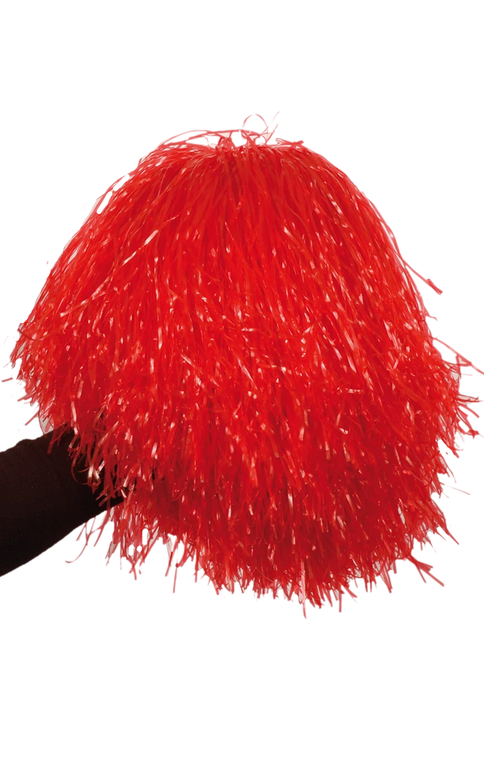 Boland Red Pom Pom Accessory Cheerleaders