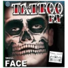 Tinsley Transfers Carnival Skull Face Temporary Tattoo
