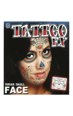 Tinsley Transfers Halloween Sugar Skull Face Accessory