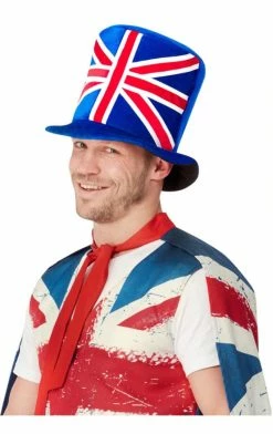 Generic Adult Unisex Union Jack Top Hat British / UK