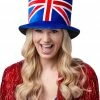 Generic Adult Unisex Union Jack Top Hat British / UK