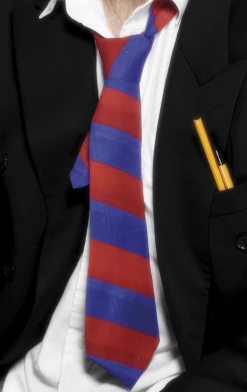 Smiffys Red And Blue School Tie Accessory