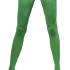 Smiffys Green Opaque Tights Accessory