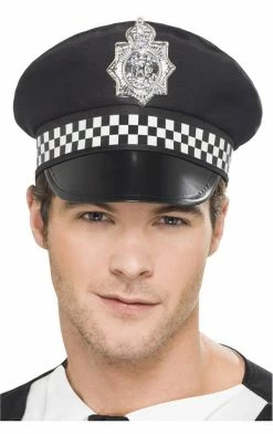 Smiffys Police Cap Accessory British / UK