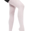 Rubies Adult White Translucent Tights