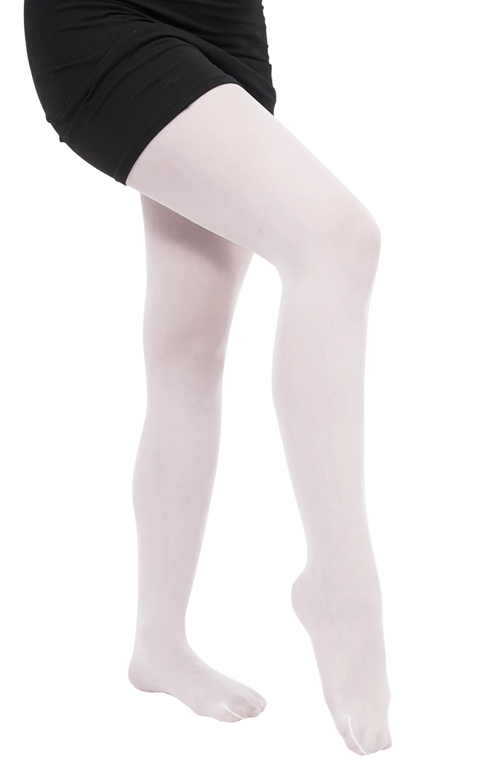 Rubies Adult White Translucent Tights