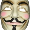 Rubies V For Vendetta Facepiece British / UK