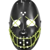 Bristol Novelty Anarchy Green Glow Purge Facepiece Movies