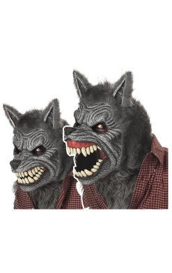 California Costumes Animals Werewolf Ani-Motion Facepiece