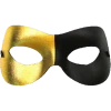 Generic Black And Gold Eye Mask