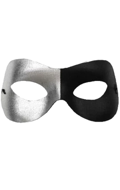 Generic Masquerade Ball Fashion - Black/Silver