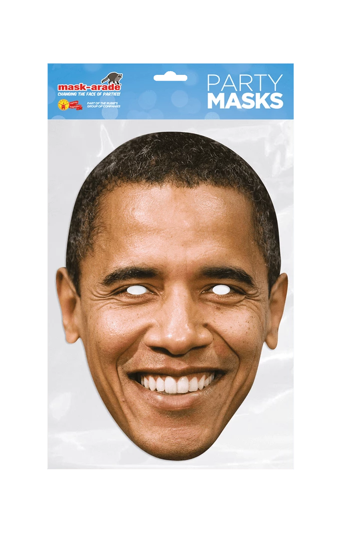 Mask-Arade Barack Obama Paper Facepiece