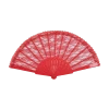 Bristol Novelty Red Lace Fan Accessory 1920's