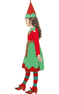 Smiffys Kids Elf Dress Costume Christmas