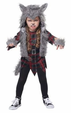California Costumes Halloween Kids Wee-Wolf Girl Costume
