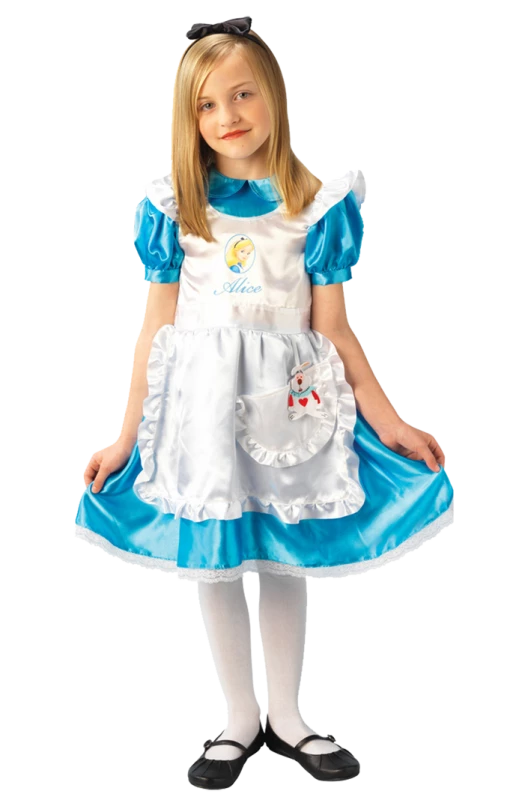 Rubies Book Characters Kids Deluxe Alice In Wonderland Costume