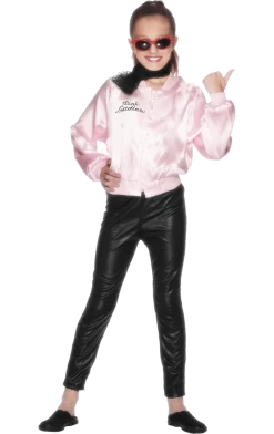 Smiffys Costumes Under £20 Kids Pink Lady Jacket Costume