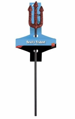 Smiffys Halloween Red Glitter Trident