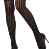 Smiffys Thigh High Stripy Stockings Maid Outfits