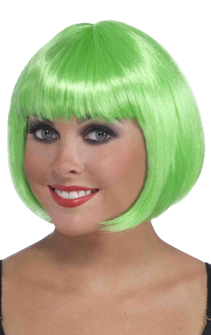 Morris Costumes Aliens Babe Neon Green Wig