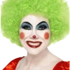 Bristol Novelty Green Clown Afro Wig Circus