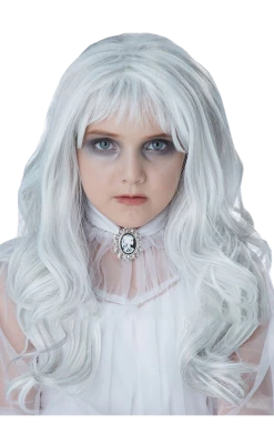 California Costumes Kids Ghost Halloween Wig