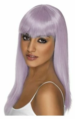 Smiffys Glamourama Wig Lilac Accessory Fairies