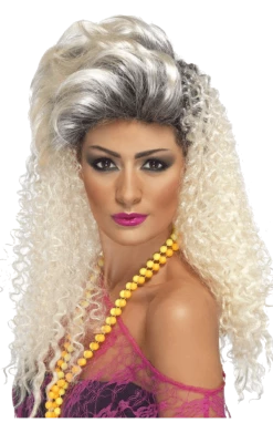 Smiffys All Decades /Era Costumes 80s Crimp Wig