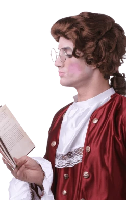 West Bay Inc Colonial Man Brown Wig