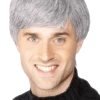 Smiffys Modern Cut Grey Wig All Accessories