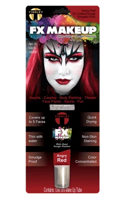 Tinsley Clowns Angry Red Makeup