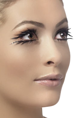 Smiffys Black Crystal Lashes All Accessories