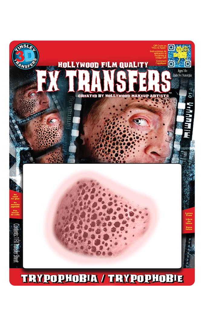 Tinsley Transfers Trypophobia Holes FX Halloween