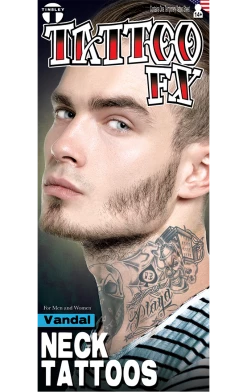 Tinsley Transfers Prisoners Thug Neck Tattoo FX