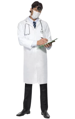 Smiffys Costumes Under £20 Adult Classic Doctors Coat Costume