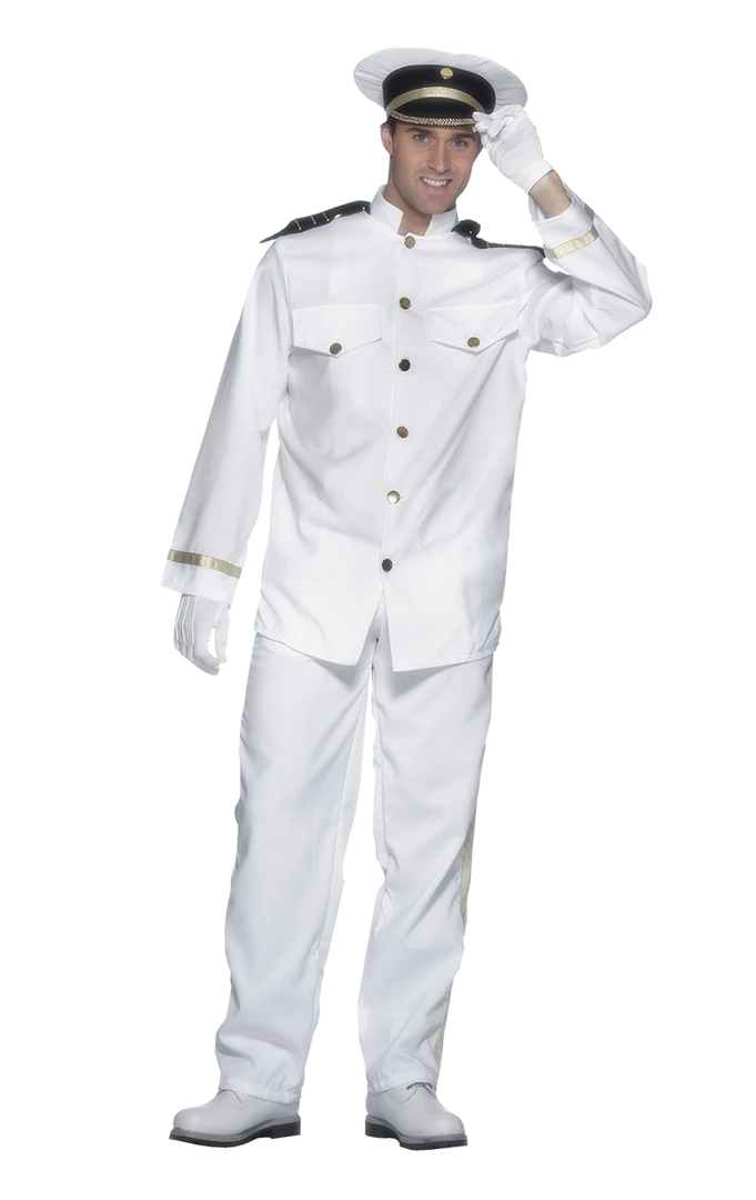 Smiffys Costumes Under £20 Naval Whites Costume