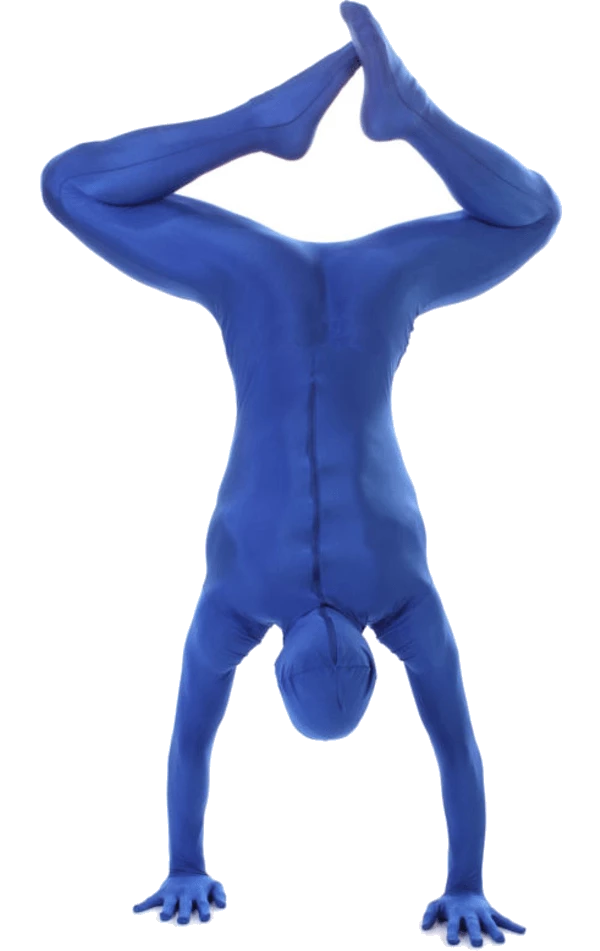 Body Republic Morphsuit Blue Costume