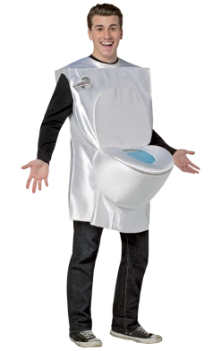 Rasta Imposta Novelty Adult Funny Toilet Costume
