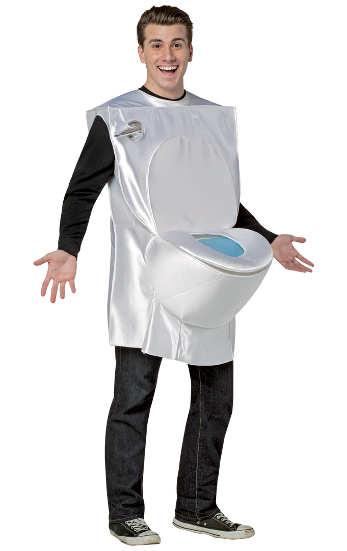 Rasta Imposta Novelty Adult Funny Toilet Costume