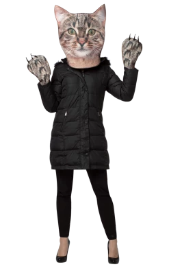 Rasta Imposta Cat Head & Paws Costume Animals