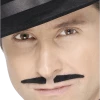 Smiffys 50s Spiv Moustache All Decades /Era Costumes
