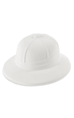 Bristol Novelty White Safari Hat Animals