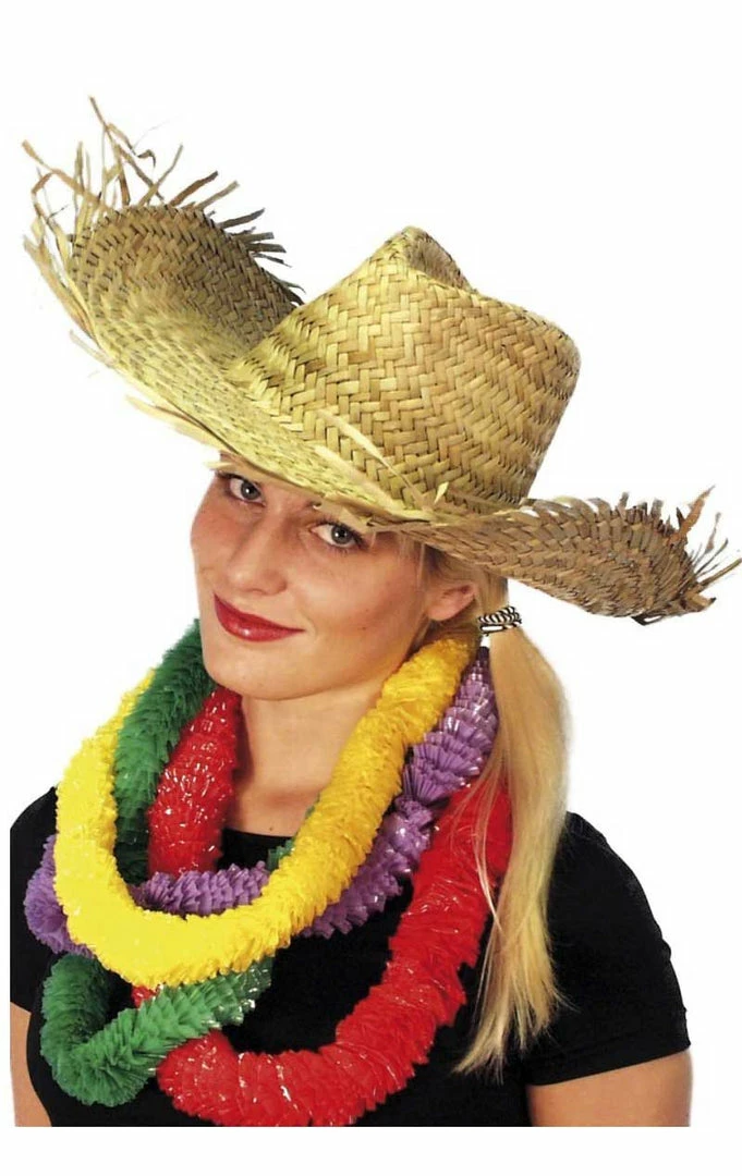 Smiffys Hawaiian Straw Hat Around The World