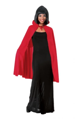 Rubies Red 45'' Fabric Cape (Unisex)