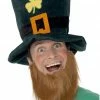 Smiffys Around The World Adult Irish Leprechaun Hat & Beard