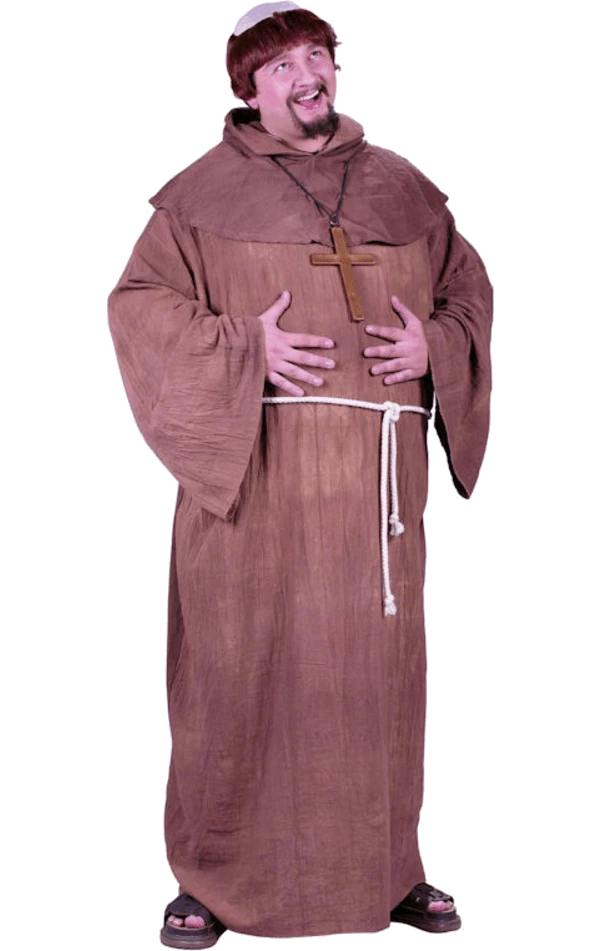 Palmer Historical Medieval Monk Plus Size Costume